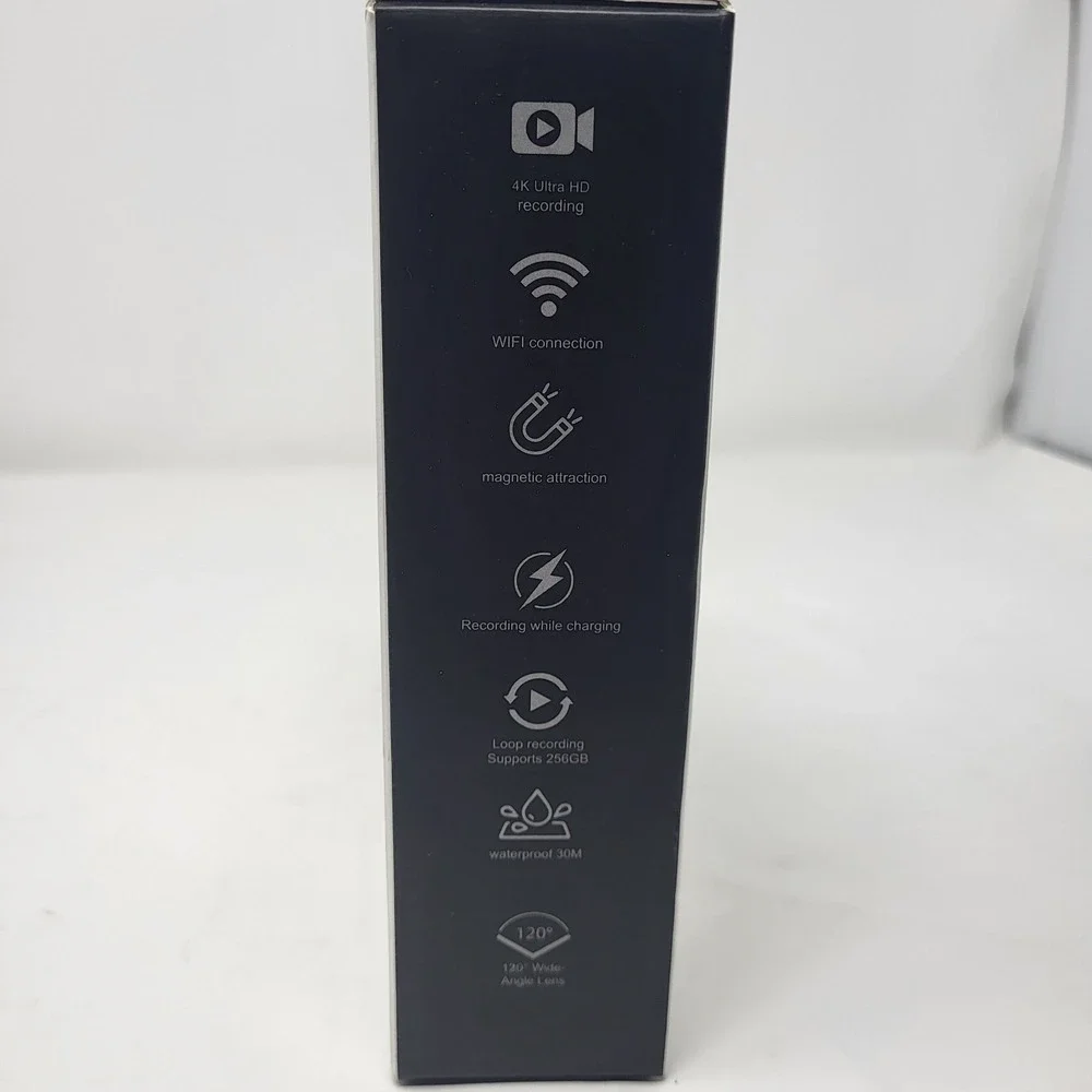 Sports Camera 4K Wifi H.265 White Waterproof‎ Shell Wide Angle Lens